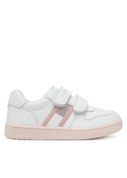Tommy Hilfiger Sneakersy Flag Low Cut Velcro Sneaker T1A9-33730-1439 S Biały ze sklepu MODIVO w kategorii Buty sportowe dziecięce - zdjęcie 178697739