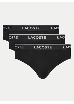 Lacoste Komplet 3 par slipów 8H1293 Czarny ze sklepu MODIVO w kategorii Majtki męskie - zdjęcie 178697779