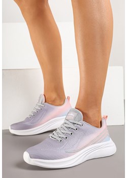 Jasnoszare Buty Sportowe Sneakersy Zdobione Efektem Ombre Banelissa ze sklepu renee.pl w kategorii Buty sportowe damskie - zdjęcie 178698369