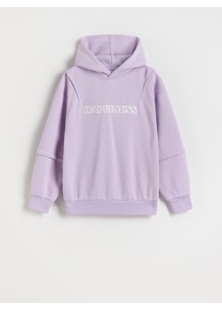 Reserved - Bluza z kapturem - lawendowy ze sklepu Reserved w kategorii Bluzy dziewczęce - zdjęcie 178698897