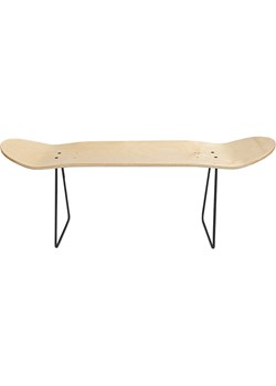 Really Nice Things Ławka &quot;Skate&quot; w kolorze brązowo-czarnym - 79 x 30 x 20 cm ze sklepu Limango Polska w kategorii Ławki ogrodowe - zdjęcie 178701545