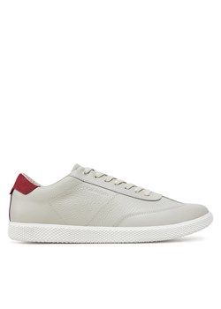 Sneakersy Calvin Klein Low Top Lace Up Tmbl Lth HM0HM01803 Beżowy ze sklepu eobuwie.pl w kategorii Buty sportowe męskie - zdjęcie 178705009