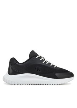 Calvin Klein Jeans Sneakersy Eva Runner Low Mesh Mix YM0YM01185 Czarny ze sklepu MODIVO w kategorii Buty sportowe męskie - zdjęcie 178706175