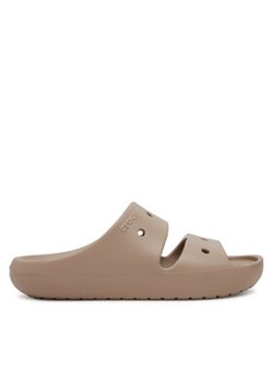 Crocs Klapki Classic Sandal v2 209403 Brązowy ze sklepu MODIVO w kategorii Klapki męskie - zdjęcie 178706916