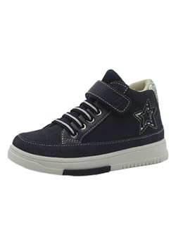 lamino Skórzane sneakersy w kolorze granatowym ze sklepu Limango Polska w kategorii Buty zimowe dziecięce - zdjęcie 178708846