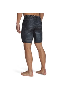 Męskie legginsy krótkie treningowe Under Armour UA HG Armour Printed Lg Sts - czarne ze sklepu Sportstylestory.com w kategorii Spodnie męskie - zdjęcie 178710036