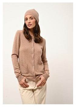 Just Cashmere Kaszmirowy kardigan &quot;Katharine&quot; w kolorze karmelowym ze sklepu Limango Polska w kategorii Swetry damskie - zdjęcie 178710536