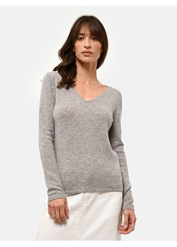 Just Cashmere Kaszmirowy sweter &quot;Joan&quot; w kolorze szarym ze sklepu Limango Polska w kategorii Swetry damskie - zdjęcie 178710617