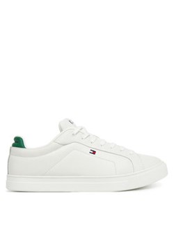 Tommy Hilfiger Sneakersy Icon Court Pinperf Lth FM0FM05483 Biały ze sklepu MODIVO w kategorii Buty sportowe męskie - zdjęcie 178711729