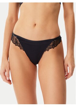 Hunkemöller Stringi Jemima 301077 Czarny ze sklepu MODIVO w kategorii Majtki damskie - zdjęcie 178713476