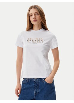 Calvin Klein Jeans T-Shirt 19 Graphic J20J225259 Biały Regular Fit ze sklepu MODIVO w kategorii Bluzki damskie - zdjęcie 178713618