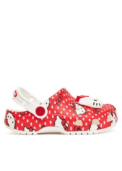 Klapki Crocs Hello Kitty Red Classic Clog K 210576 Kolorowy ze sklepu eobuwie.pl w kategorii Klapki dziecięce - zdjęcie 178715065