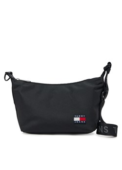 Torebka Tommy Jeans Tjw Ess Daily Shoulder Bag AW0AW17287 Czarny ze sklepu eobuwie.pl w kategorii Listonoszki - zdjęcie 178715146