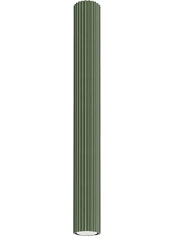 Loftowa oliwkowa lampa sufitowa 60cm Hixek ze sklepu Edinos.pl w kategorii Lampy sufitowe - zdjęcie 178718137