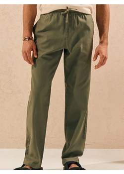 Sinsay - Spodnie straight fit - zielony ze sklepu Sinsay w kategorii Spodnie męskie - zdjęcie 178722869