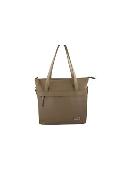 Torebka skórzana shopper na ramię - Beżowa ze sklepu butyolivier w kategorii Torby Shopper bag - zdjęcie 178724518