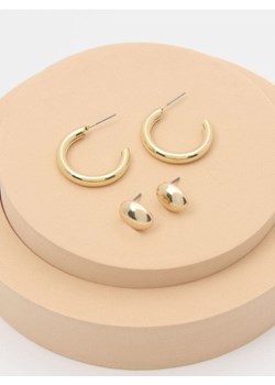 Sinsay - Kolczyki 2 pack - złoty ze sklepu Sinsay w kategorii Kolczyki - zdjęcie 178729357