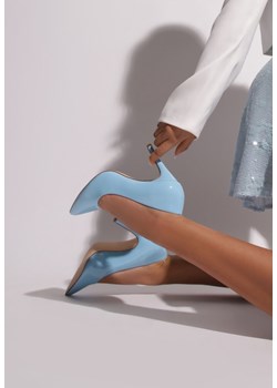Niebieskie Szpilki Vices w Klasycznym Stylu Naolita ze sklepu renee.pl w kategorii Czółenka - zdjęcie 178729857