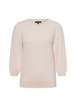 More & More Sweter damski z dzianiny Kobiety Sztuczne włókno écru jednolity ze sklepu vangraaf w kategorii Swetry damskie - zdjęcie 178731098