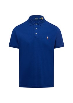 Polo Ralph Lauren Męska koszulka polo Mężczyźni Bawełna niebieski jednolity ze sklepu vangraaf w kategorii T-shirty męskie - zdjęcie 178731107