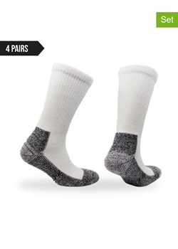 Norfolk Skarpety funkcyjne (4 pary) w kolorze białym i czarnym ze sklepu Limango Polska w kategorii Skarpetki męskie - zdjęcie 178733177
