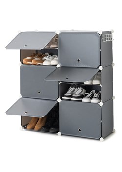 InnovaGoods Szafka w kolorze szarym na buty - 84 x 96 x 32 cm - id: 16691835 - marki Innovagoods - 178733286 InnovaGoods Szafka w kolorze szarym na buty - 84 x 96 x 32 cm ze sklepu Limango Polska w kategorii Szafy - zdjęcie 178733286
