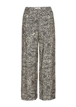 MOSS COPENHAGEN Spodnie &quot;Amabella&quot; w kolorze czarno-beżowym ze sklepu Limango Polska w kategorii Spodnie damskie - zdjęcie 178737475