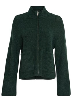 MOSS COPENHAGEN Kardigan &quot;Lediona&quot; w kolorze ciemnozielonym ze sklepu Limango Polska w kategorii Swetry damskie - zdjęcie 178737477