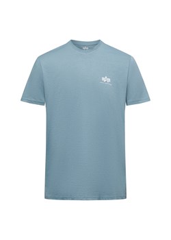 Alpha Industries T-shirt Mężczyźni Bawełna jasnoniebieski jednolity ze sklepu vangraaf w kategorii T-shirty męskie - zdjęcie 178738537