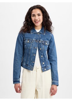 Tommy Jeans Damska kurtka dżinsowa - Vivianne Kobiety Bawełna medium stone jednolity ze sklepu vangraaf w kategorii Kurtki damskie - zdjęcie 178738569