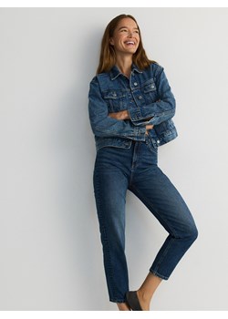 Reserved - Jeansy mom fit - granatowy ze sklepu Reserved w kategorii Jeansy damskie - zdjęcie 178739638