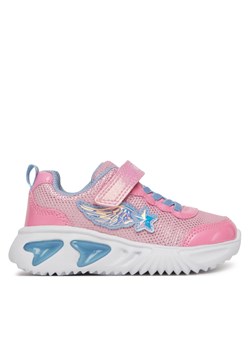Sneakersy Geox J Assister J55E9B 0ASKN CE8E4 S Różowy ze sklepu eobuwie.pl w kategorii Buty sportowe dziecięce - zdjęcie 178745718
