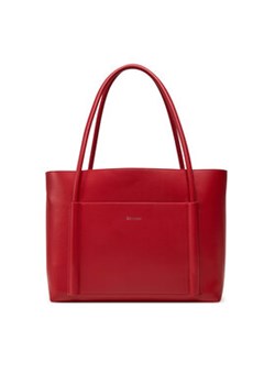 Calvin Klein Torebka Ck Linn Medium Shopper K60K613110 Czerwony ze sklepu MODIVO w kategorii Torby Shopper bag - zdjęcie 178748047