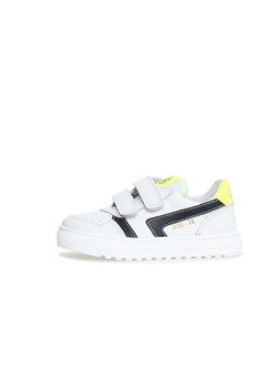 Naturino Skórzane sneakersy "Ceonia" w kolorze biało-żółto-czarnym - id: 16736570 - marki Naturino - 178749027 Naturino Skórzane sneakersy "Ceonia" w kolorze biało-żółto-czarnym ze sklepu Limango Polska w kategorii Buty sportowe dziecięce - zdjęcie 178749027