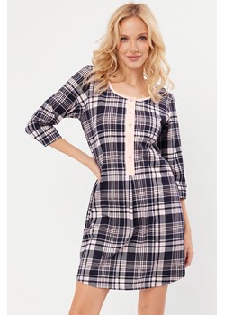 Koszula Italian Fashion Dona r.3/4 druk/granat ze sklepu kontri.pl w kategorii Koszule nocne - zdjęcie 178753447