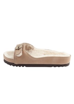 Klapki Scholl Iconic Meg Taupe F303171062 beżowy ze sklepu ButyModne.pl w kategorii Klapki damskie - zdjęcie 178756488