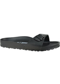 Klapki Birkenstock Madrid Essentials Eva 128163 czarne ze sklepu ButyModne.pl w kategorii Klapki damskie - zdjęcie 178756565