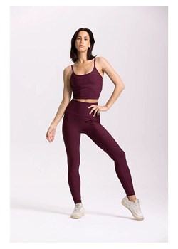 Onamaste Legginsy sportowe "Lotus" w kolorze bordowym ze sklepu Limango Polska w kategorii Spodnie damskie - zdjęcie 178762415