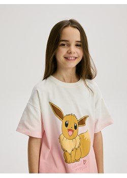 Reserved - T-shirt ombre z Pokemon - wielobarwny ze sklepu Reserved w kategorii Bluzki dziewczęce - zdjęcie 178767426