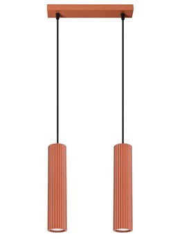 Czerwona loftowa lampa wisząca B2-B70 ze sklepu Edinos.pl w kategorii Lampy sufitowe - zdjęcie 178768049