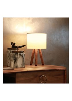 Opviq Lampa stołowa w kolorze beżowo-jasnobrązowym - wys. 32 cm ze sklepu Limango Polska w kategorii Oświetlenie - zdjęcie 178768256