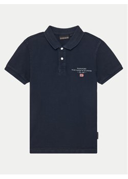 Napapijri Polo Elbas 5 NP0A4G4N1761 S Granatowy Regular Fit ze sklepu MODIVO w kategorii T-shirty chłopięce - zdjęcie 178769059