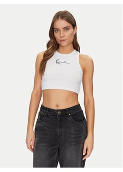 Karl Kani Top 6131302 Biały Cropped Fit ze sklepu MODIVO w kategorii Bluzki damskie - zdjęcie 178769488