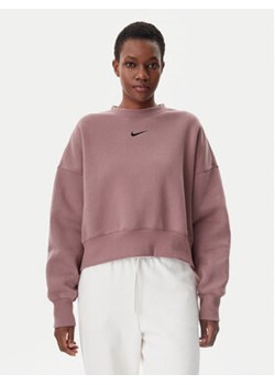 Nike Bluza DQ5761 Brązowy Oversize ze sklepu MODIVO w kategorii Bluzy damskie - zdjęcie 178769895