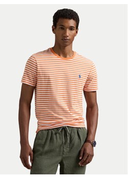 Polo Ralph Lauren T-Shirt 710956828002 Pomarańczowy Custom Slim Fit ze sklepu MODIVO w kategorii T-shirty męskie - zdjęcie 178770136