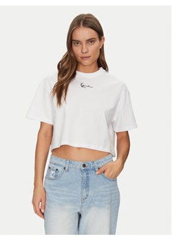 Karl Kani T-Shirt 6137873 Biały Cropped Fit ze sklepu MODIVO w kategorii Bluzki damskie - zdjęcie 178772005