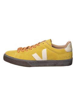 Veja Skórzane sneakersy &quot;Campo Bold&quot; w kolorze kremowo-żółtym ze sklepu Limango Polska w kategorii Buty sportowe męskie - zdjęcie 178781378
