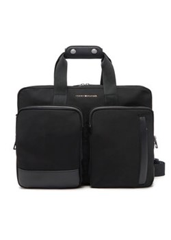 Tommy Hilfiger Torba na laptopa Th Business Nylon Computer Bag AM0AM13191 Czarny ze sklepu MODIVO w kategorii Torby na laptopa - zdjęcie 178781635