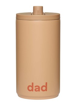 Design Letters Kubek termiczny &quot;Dad&quot; w kolorze beżowym - 350 ml ze sklepu Limango Polska w kategorii Kubki termiczne - zdjęcie 178782566