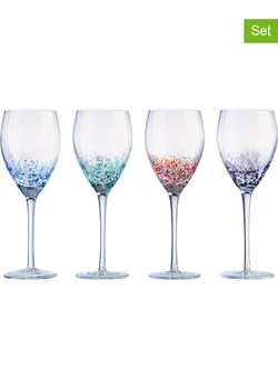 Anton Studio Designs Kieliszki (4 szt.) &quot;Speckle&quot; w różnych kolorach do wina - 350 ml ze sklepu Limango Polska w kategorii Naczynia - zdjęcie 178783049